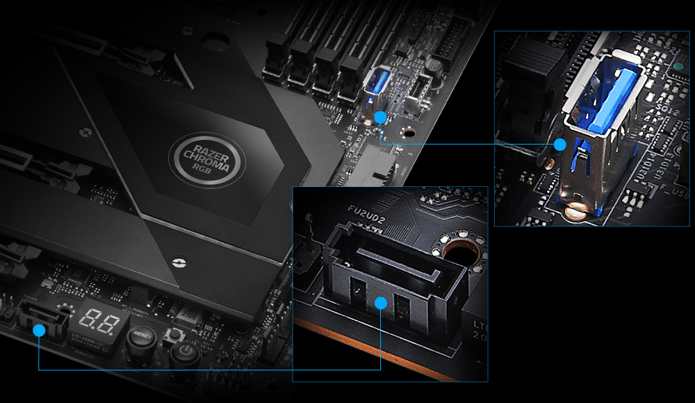 독립적인 SATA & USB 포트